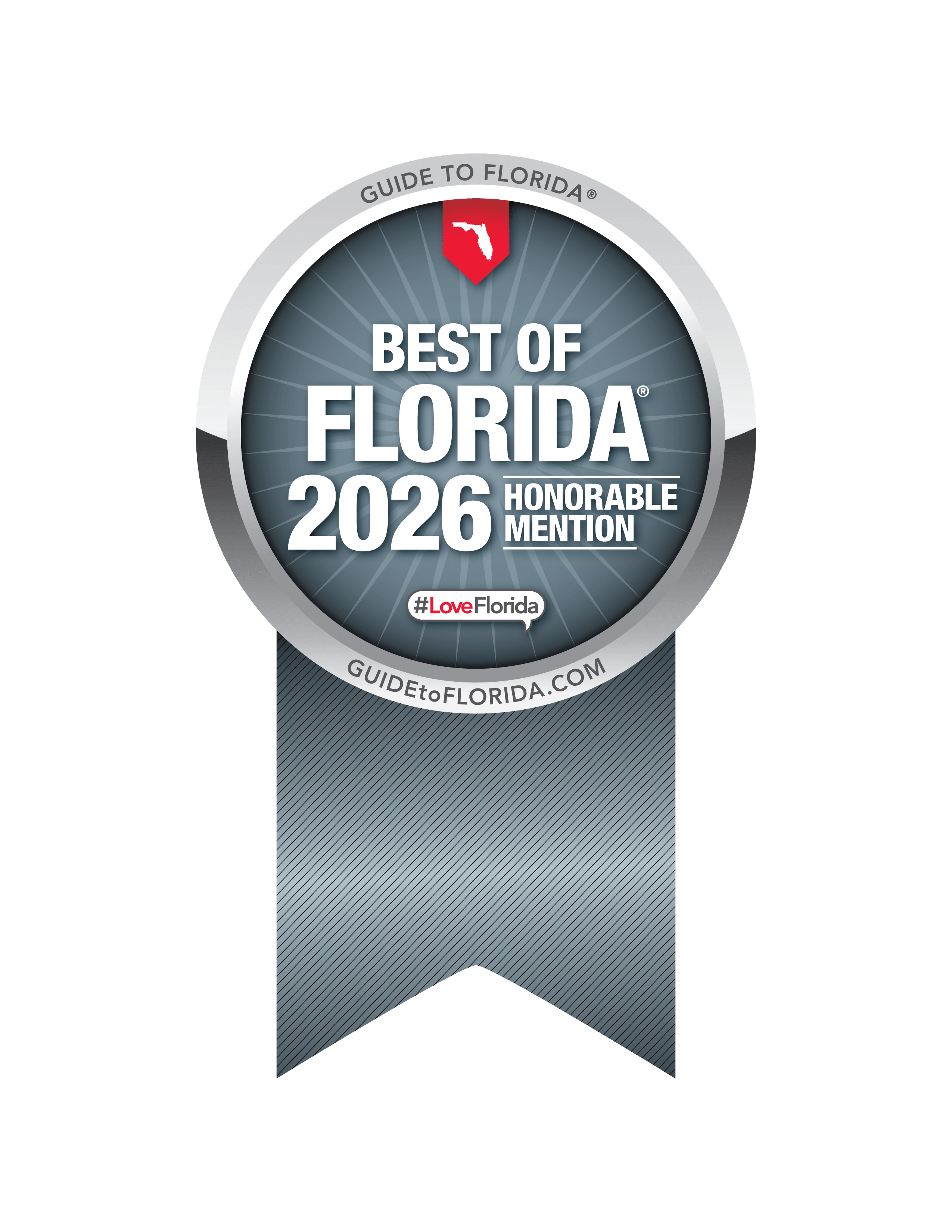 Best of Florida 2026 Honorable Mention Ribbon